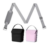 Shoulder Strap for Yeti Daytrip Lunch Bag Shoulder S'trap, 60" Universal Adjustable Padded Shoul'der Strap Replacement with Metal Hooks for Lunch Bag/Crossbody Bag (Charcoal)