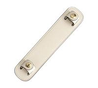 Shoulder Strap Padding for Handbags - 8 x 4.2 Inches Detachable Non-Slip Leather Wide Shoulder Strap All Day Wear for Women Girls Teens Adults Wife Girlfriend Travel to the Bee, beige,