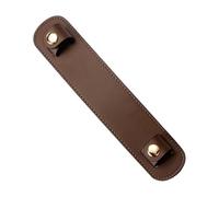Shoulder Strap Padding for Handbags - 8 x 4.2 Inches Detachable Non-Slip Leather Wide Shoulder Strap All Day Wear for Women Girls Teens Adults Wife Girlfriend Travel to the Bee, Dark Brown,