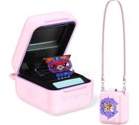 Shoulder Strap Protective Case for Bitzee Interactive Digital Pet - Child-friendly Portable Design, Shock-Absorbing Shielding for Easy Taking, Latest Accessories 2023 (Pink)