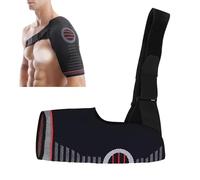 Shoulder Support, Adjustable Shoulder Brace, For Torn Rotator Cuff,Support Brace Arm Sling Immobilizer, For Men Women Pain Relief,Injuries, With 2 Adjustment Straps,Fits Right or Left Shoulder (black