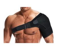 Shoulder Support Brace for Women & Men,Adjustable Shoulder Strap,Neoprene Compression Strap for Rotator Cuff Pain Relief, Arthritis, Sports Injury Recovery - FIts Right and Left