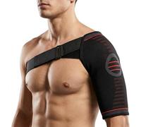 Shoulder Support Brace Rotator Cuff for Men Women Adjustable Compression Sleeve Arm Sling Immobilizer Shoulder Strap Relieve Pain Joint Dislocation Injury Torn Muscle chest circumference 90-110cm L