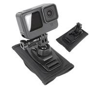 Shoulder Support Camera for Action Camera - 360 Degree Rotating Action Camera Chest Strap Holder | Backpack Attachment Bracket with Adjustable Shoulder Pads, Stand