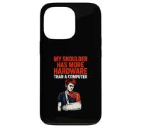 Shoulder Surgery More Hardware Fun Mens Surgery Patient Case for iPhone 13 Pro