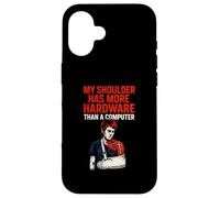 Shoulder Surgery More Hardware Fun Mens Surgery Patient Case for iPhone 16