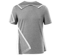Shoulder Surgery Recovery Shirts Unisex Post Surgery Shirt Left and Right Side Snap Access Recovery T Shirt for Women Men (Large, Grey)
