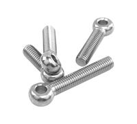 Shoulder Swing Lifting Eye Bolt, Ring Link Bolt Fisheye Eye Slip Hole Screw GB798 304 Stainless Steel M5-M16(M10x50 2pcs)