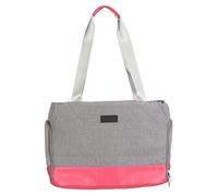 Shoulder Travel Carrier for Cats Dogs Rabbits, Breathable Pet Carrier with Large Opening, 3 Sided Mesh Panels, Internal Soft Bottom, Lightweight PU Leather Design for Metro (Pink)