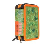 Shout | 3 Compartment Pencil Case for Boy or Girl from Primary School, Complete Pencil Case with 44 Pieces Three Zip with Pen Holder, Croco Pop, Pencil case 3 zip 44 pcs