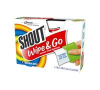 Shout Wipe & Go Instant Stain Remover Wipes 12's
