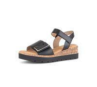 Gabor Women's Shout Womens Wedge Heel Sandals - Black - Size: 7