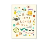 SHOUXI Art Poster Decor Unframed Canvas Painting Boho Tiger Giraffe Owl Insect Educational Wall Art Nordic Posters And Prints Wall Picture Baby Kids Room Decor(G,30x40cm)