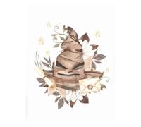 SHOUXI Art Poster Decor Unframed Cartoon Posters Owl Winged Key Wall Art Minimalist Print Canvas Painting Posters For Modern Home Decor(L,40x50cm)