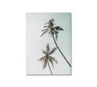 SHOUXI Art Poster Decor Unframed Coconut Palm Tree Beach Nature Print Posters Minimalist Wall Art Aesthetics Canvas Painting For Living Room Modern Home Decor(B,30x40cm)