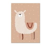 SHOUXI Art Poster Decor Unframed Nursery Wall Pictures Love Canvas Painting Sun Rainbow Prints Alpaca Bear Posters And Nordic Paintings Kids Room Decor(H,30x40cm)