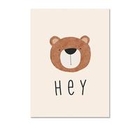 SHOUXI Art Poster Decor Unframed Nursery Wall Pictures Love Canvas Painting Sun Rainbow Prints Alpaca Bear Posters And Nordic Paintings Kids Room Decor(A,50x70cm)