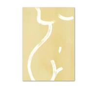 SHOUXI Art Poster Decor Unframed Sunflower Orchid Butterfly Yellow Dahlia Beige Posters No Frame Prints Wall Art Canvas Pictures Living Room Decor(C,40x60cm)