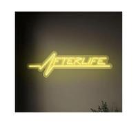 SHOUXI Sign Lamp Afterlife Neon Sign Wall Art Decor Light for Cyberpunk Fans Game Room Decorative Lamps 50cmx20cm(B)