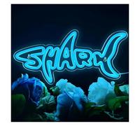 SHOUXI Sign Lamp Dimmable USB Powered Shark Neon Light, for Theme Birthday Party Wall Decoration 20cm×40cm