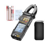 Shouxiut Clamp Meter Multimeter | DC Amp Clamp Meter 4000-Count,Portable Digital Detector for Automatic Voltage Breaker Circuit Wire Car Automotive Capacitor Electricians Home