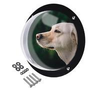 Shouxiut Dog Window For Fence, Acrylic Dome Bubble Window, Easy To Install Round Bubble Pet Wind-ow, Acrylic Transparent Pet Peek Win-dow For Puppy Cat For Playground For Garden, Outdoor, Yard