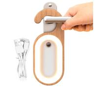 Shouxiut Door Knob Night Lamp,LED Rechargeable Motion Sensor Nights Light,Door Handle Sensor Lamp,Entryway Glow Lights,Message Board Lamps,Soft Glows Bedside Kids & Adults,and Home Décor