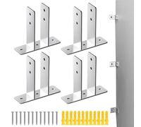 Shouxiut Urinal Screen Partition Bracket, Toilet Mount Accessories,Urinal Partition Hardware - for Facility Managers Restrooms Hospital School Office Building Restaurant Shopping Malls