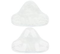 shouzhigo Steam Mop Pads for H2O X5 Steam Cleaners Replacement Universal Washable Triangular Microfibre Floor Cloth Pads (2)