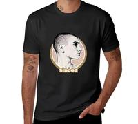 SHOUZUREN Sinead O'Connor Vintage, Sinead O'Connor rip, Sinead Oconnor,Nothing Compare You,Singer T-Shirt 1 Black XXL