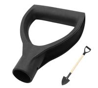 Shovel Handle - 18cm D-Type Sрade Handle | Thickened Head Grip - PP Durable | T-Shaped Iron Shovel Rake Tool Household Gardening Use