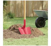 vidaXL Shovel Head 4 pcs Red 39.5 x 27.5 cm Powder-Coated Steel
