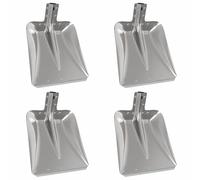 vidaXL Shovel Head 4 pcs Silver 45 x 38 cm Aluminum