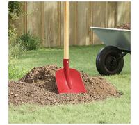 Shovel Head Red 32x24.5cm Aluminum Weather-Resistant Corrosion-Proof Outdoor Use