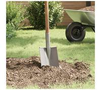 vidaXL Shovel Head 4 pcs Silver 43 x 17 cm Powder-Coated Steel