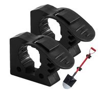 Shovel Holder - Adjustable Hook Kit, Secure Utility Clip System | Strong Wall Fastener Setup Holding Axe Handle Tools, Garage Mounting Support Designed to Organise Outdoor Gear in Work Environment