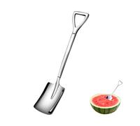 Shovel Shape Stainless Steel Spoons watermelon Mini square shovel Sharp shovel Fruit watermelon Cutter Slicer Tool kitchen gadgets, Ice Cream Fruit Spoon for Home, Kitchen or Restaurant (square)