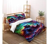SHOVERKD Grim Reaper Bedding Set Theme Bedspread Gothic Themes Duvet Cover Set Microfiber Comforter Cover Suitable for Family,couple,children Pillowcase Double（200x200cm）