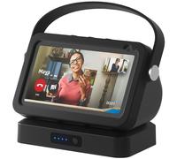 Show 5 Battery Base, Portable Show 5 1st Gen Battery Base, Smarts Speaker Battery Stand 10000 mAh 11Hours Work Time, Not Fit Show5 3rd (Not Including Show5 Cord blavk)