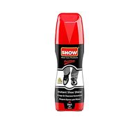 SHOW Black Instant Leather Shoe Shine Liquid for Shoe Boots Bags - Unisex 1 unit 75ml Bottle with Sponge for Instant Leather Colour Nourish and Condition - Leather Care Products