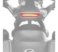 Show Chrome Slayer Under Max Mount Can-Am Ryker Sequential Turn Signals Running and Brake Light 41-424
