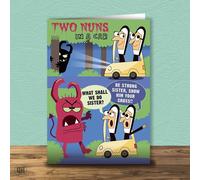 Show Him Your Cross - Funny Birthday Card