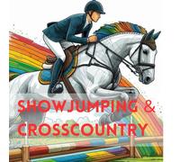 Show Jumping e Cross Country: Coloring book (Horses)