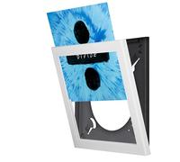 Show & Listen - Vinyl Record Frame | 12″ Album Cover Frame for Wall Display - Single Unit White
