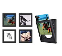 Show and Listen 12 Inch Vinyl Flip Frame Pack of 4 Black