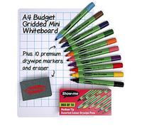 SHOW-ME A4 Gridded Mini Whiteboard Kit
