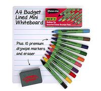 SHOW-ME A4 Lined Mini Whiteboard Kit