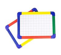 Show Me A4 Magnetic Framed Whiteboards 10-Pieces, Gridded/Plain