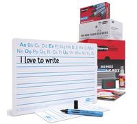 Show-me B/HWB Handwriting Dry wipe Boards, Bulk Kit (Pack of 100)
