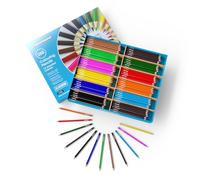 SHOW-ME Classmaster Pre-Sharpened Colouring Pencils - 288 Pieces, 12 Bright Assorted Colours - Ideal for School, Art & Craft Sets